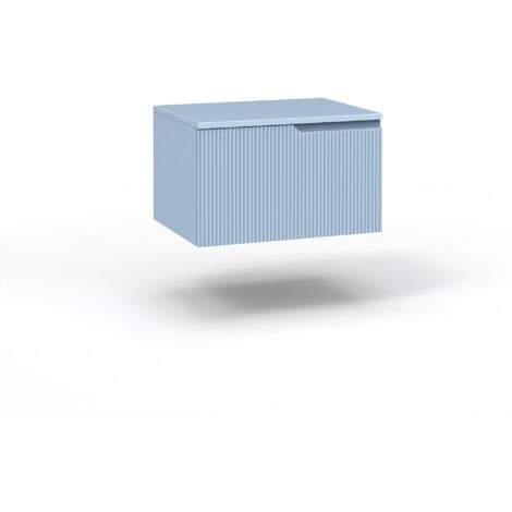 Base con top 1 cestone ZIP azzurro tiffany
