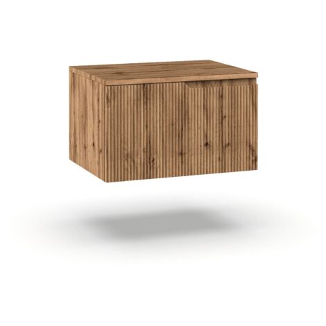 Base con top 1 cestone ZIP quercia