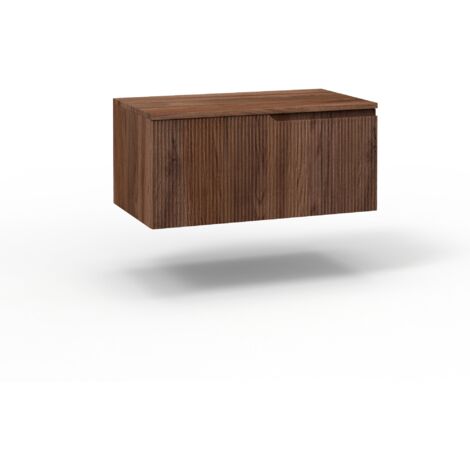 Base con top 1 cestone ZIP rovere rio