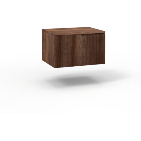 Base con top 1 cestone ZIP rovere rio