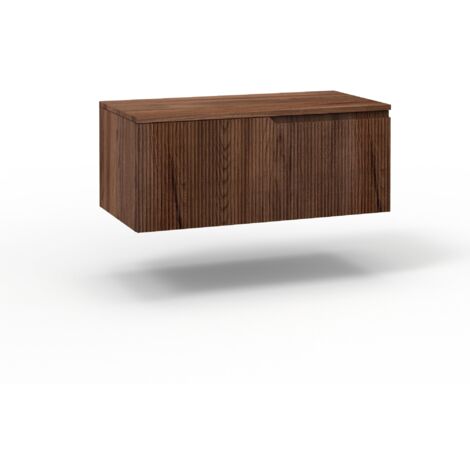 Base con top 1 cestone ZIP rovere rio