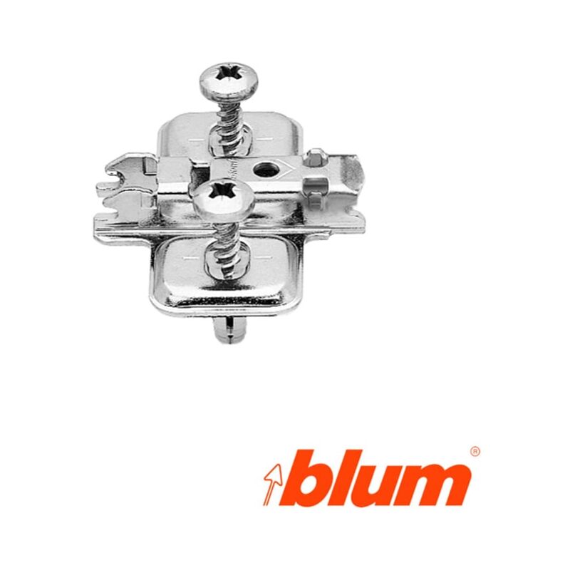 

Blum - Base Cruz Zamak Clip Top 9Mm C/Excentrica Tornillo - Niquelado