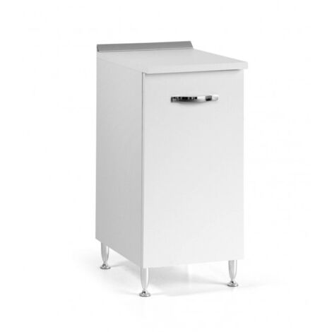 Base cucina 30x50xH85 in legno bianco frassinato - Foligno