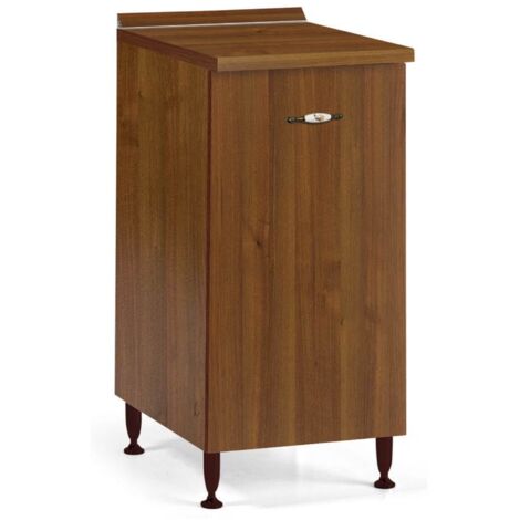 Base cucina con anta 30x50x85H colore noce antico