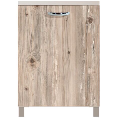 base cucina con anta e ripiano "easy", 60 cm