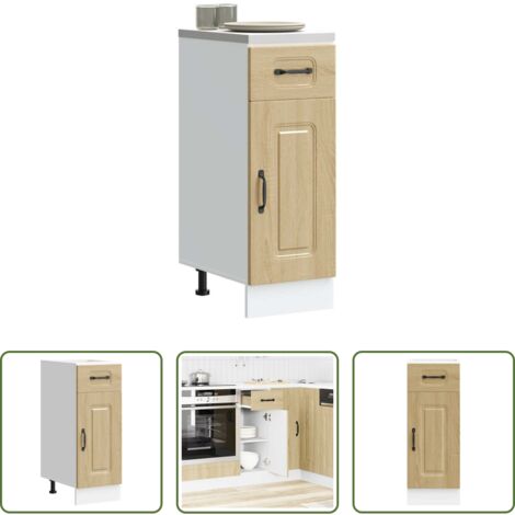 Base da cucina -  Base da Cucina Kalmar Rovere Sonoma in Legno Multistrato