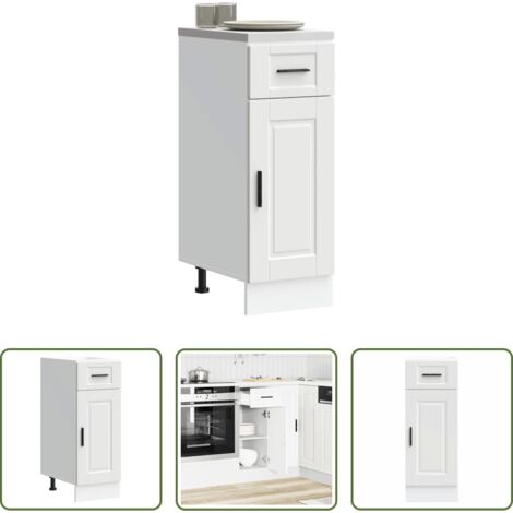 Base da cucina -  Base da Cucina Porto Bianco in Legno Multistrato