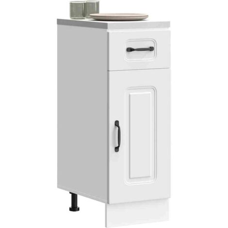 Base da Cucina Kalmar Bianco in Legno Multistrato vidaXL