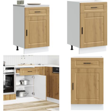 Base da Cucina Porto Rovere Artigianale Legno Multistrato - Mobile da cucina - Armadio da cucina