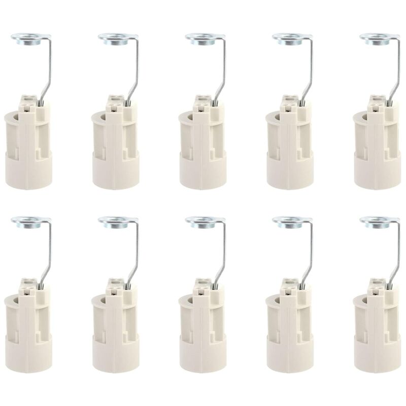 Base d'ampoule E14 Convertisseur de douilles de lampe E14 réglables Douilles E14 Douille à baïonnette Support de lampe à bougie pour ampoule led 10