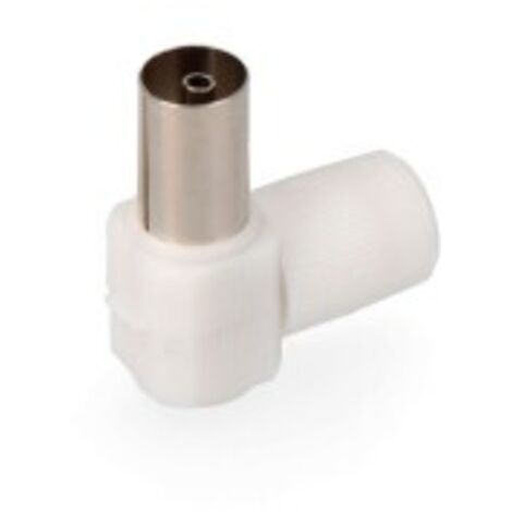 Base d'antenne TV coudée 9,5 mm. edm emballé