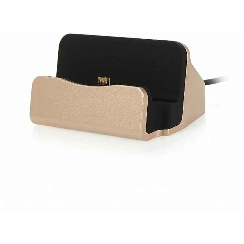 

Base de carga para telefono Base de soporte Soporte para cable USB Compatible con Sam-sung,Oro, para Samsung