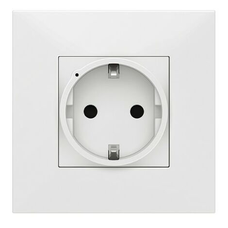 Base de corriente conectado Legrand 741811 serie Valena Next with Netatmo color Blanco