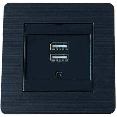 Base de Empotrar Salida USB Empotrar 2,1 A Marco Incluido Serie Selene