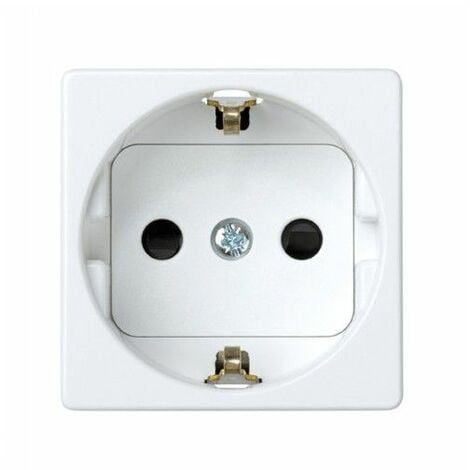 EFECTOLED Base de enchufe ancho 2P+TT Simon 27 BLANCO 27432-65