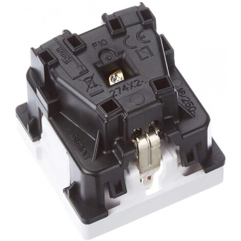 Base de enchufe schuko 250V Simon 27 Play  Blanco 16 A