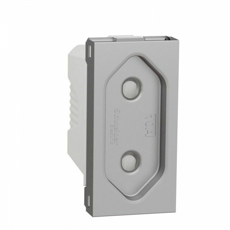 

Base de enchufe schuko 2P 10A 1 modulo aluminio SCHNEIDER NU303130