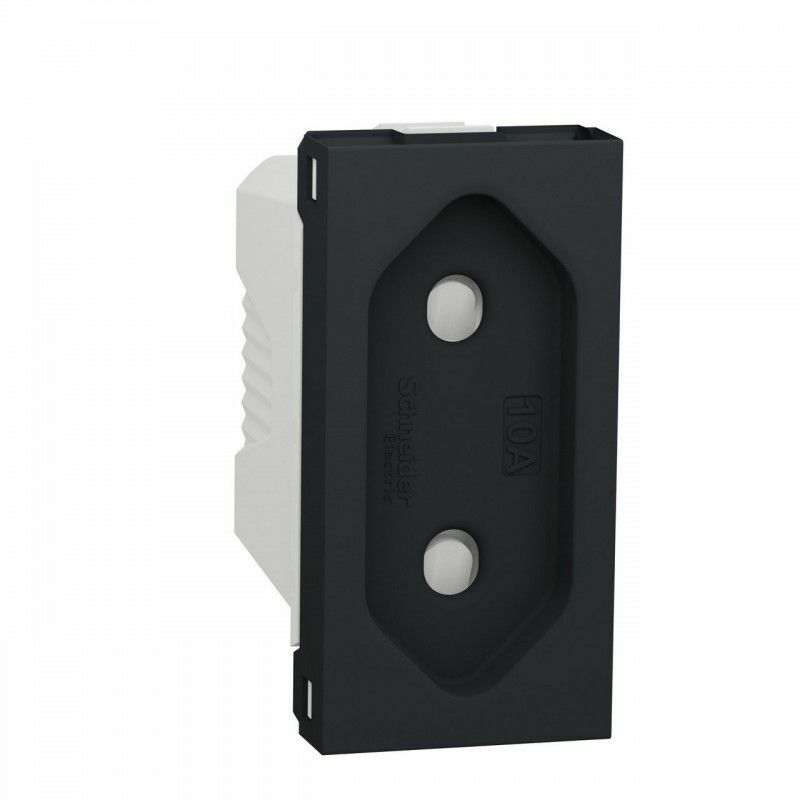 

Base de enchufe schuko 2P 10A 1 modulo antracita SCHNEIDER NU303154