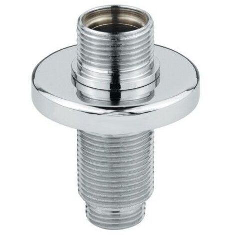 Base de fixation sur plage pour combinés de prélavage et becs mobiles. Sortie 3/4“ Idral 09435 Chromé
