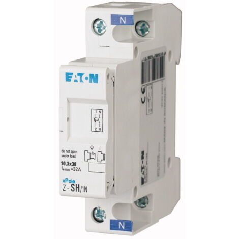 Base de fusibles para insertos de fusibles cilíndricos Z-SH/1N