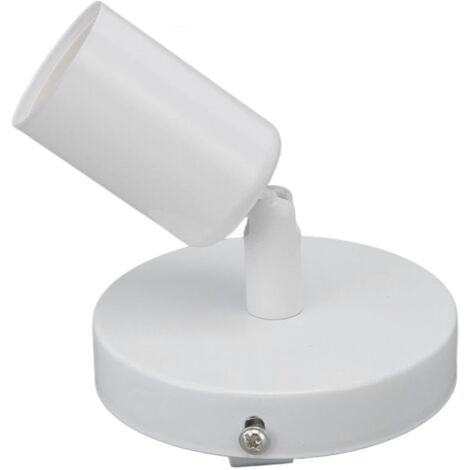 Base de Lampe Murale E27, Base de Lampe Murale E26 Bonne Dissipation de la Chaleur Résistance Moderne à Haute Température pour le Bureau (Blanc)