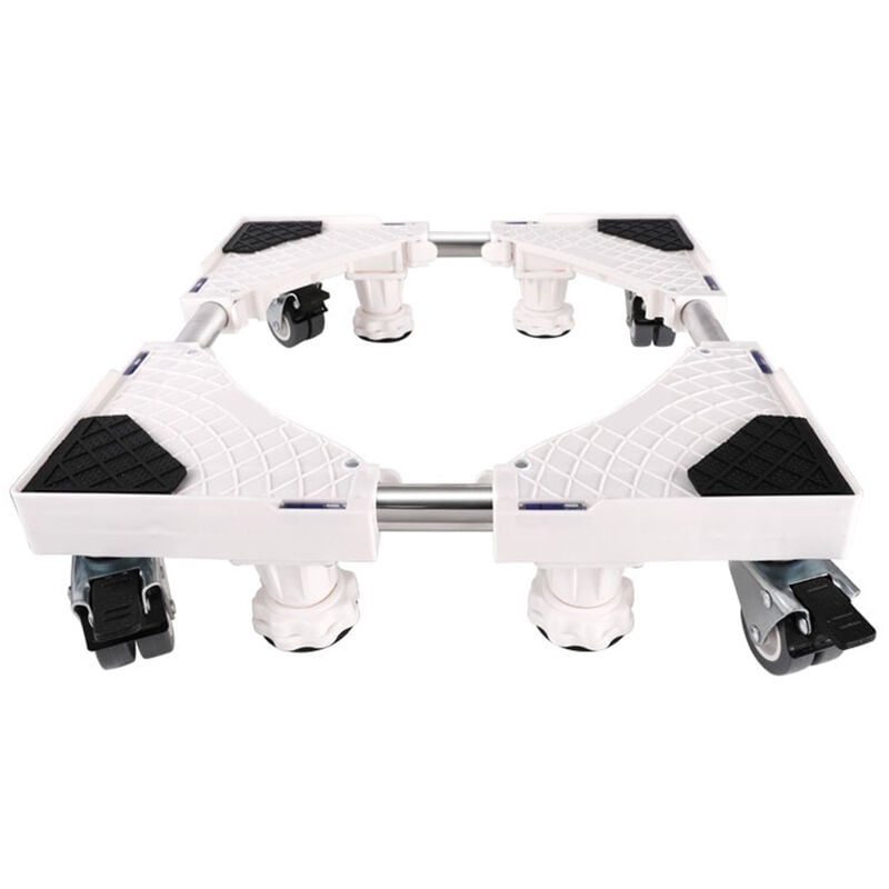Base de Machine à Laver Réfrigérateur Chariot Roller Support Roulant pour Sèche Linge lave Linge Congélateur Réglable 47-69cm pour