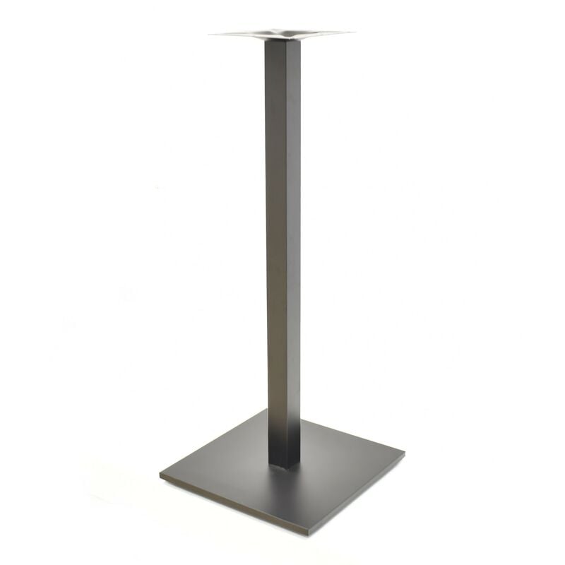 

Base de mesa BEVERLY, alta, tubo cuadrado, negra, 45*45*110 cms