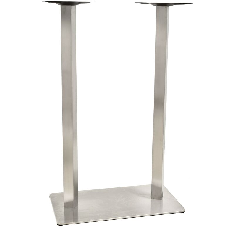 

Base de mesa COPACABANA, alta, acero inoxidable, 70*40*110 cms, pulido satinado
