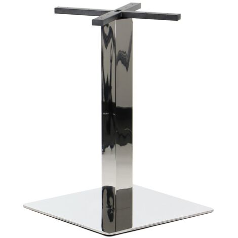 Base de mesa de acero inoxidable pulido SH-3002-6/P - 50x50 cm
