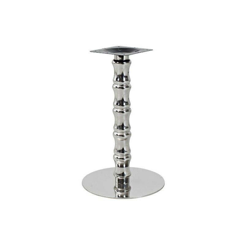 

Base de mesa KARNAK, acero inoxidable, 45*72 cms, acabado espejo