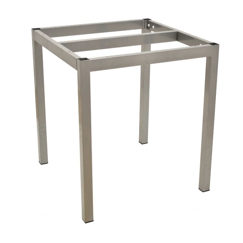 

Base de mesa LIRIO, metal acabado gris plata, 75*75*72