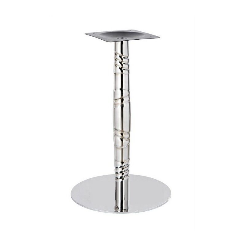 

Base de mesa LUXOR, acero inoxidable, 45*72 cms, acabado espejo