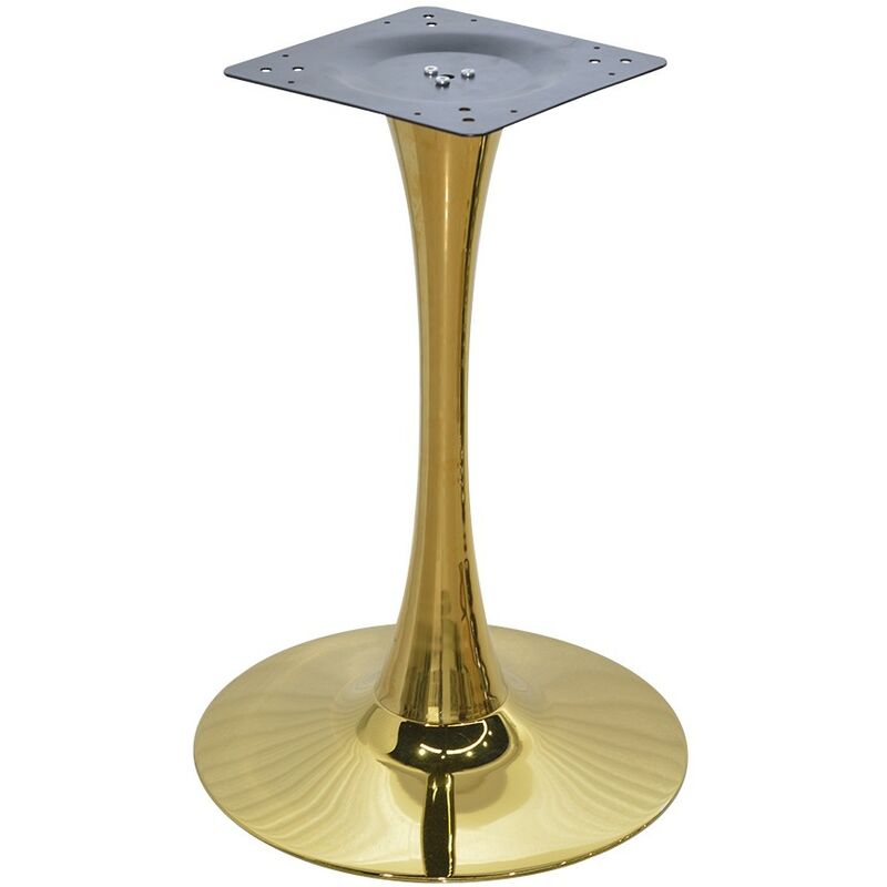

Base de mesa TULIP, acabado dorado, 50*70 cms