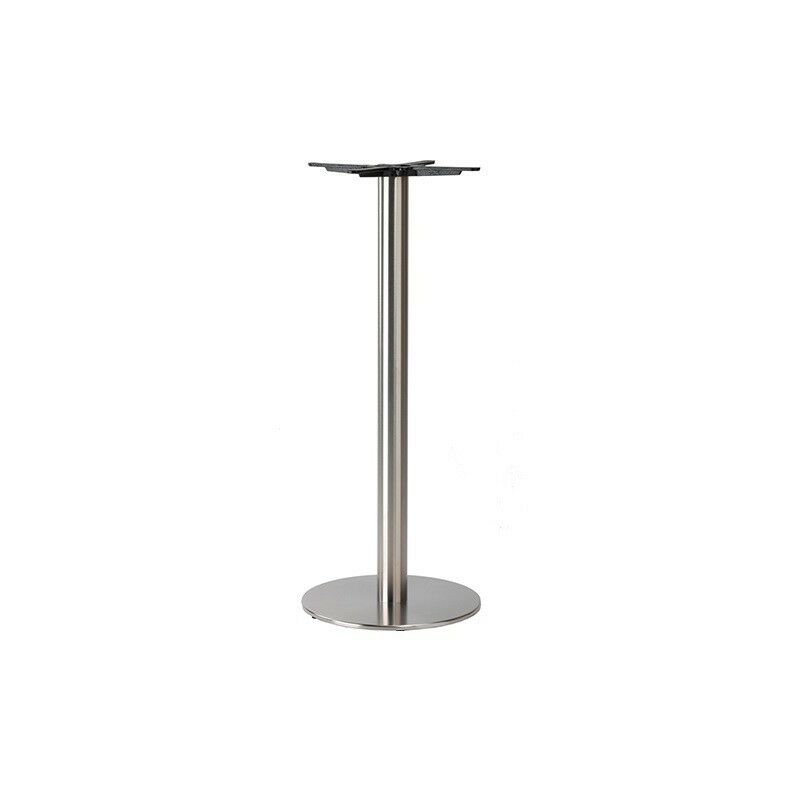 

Base de mesa volga, alta, acero inoxidable, 45*110 cms, pulido brillo Rogal