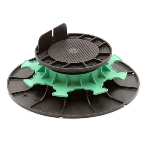 Base de montaje ajustable 50/80 mm Jouplast para terraza de madera con rastreles
