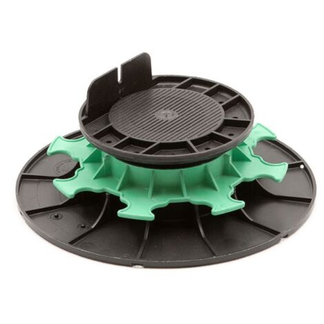 Base de montaje ajustable 50/80 mm Jouplast para terraza de madera con rastreles
