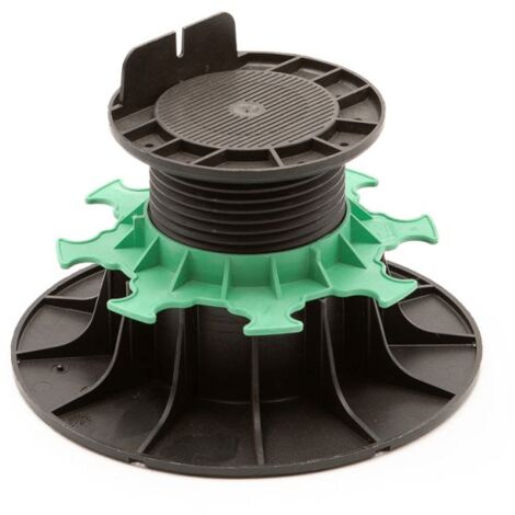 Base de montaje ajustable 80/140 mm Jouplast para terraza de madera con rastreles