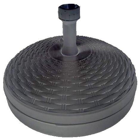 GERIMPORT BASE DE PARASOL 20 l COLOR: NEGRO Ø46x15cm IPAE PROGARDEN