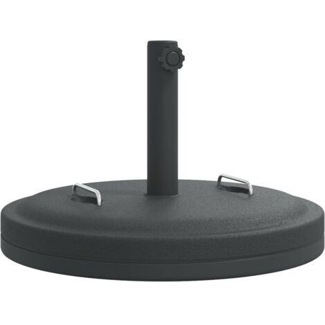 Base de parasol avec poignées pour mâts 38 / 48 mm 25 kg rond CFW65733