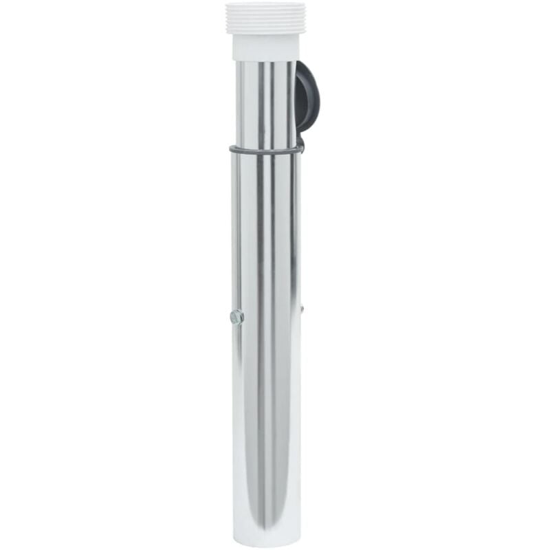 Base de parasol enterrée pour mât 40-50 mm argenté aluminium