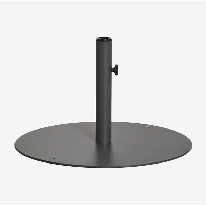 Base de parasol ronde en acier Peuet Sklum Gris Graphite