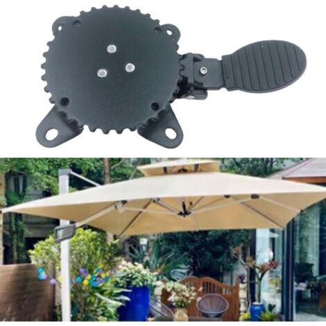 Base de parasol rotative à 360 °, accessoire de parasol, support de parapluie d'extérieur, support de parapluie robuste pour la pêche dans la cour