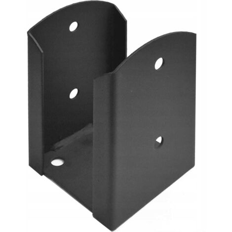 Base de poste atornillada a hormigón 91x150x2,0mm antracita