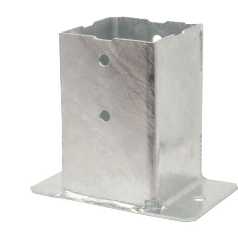 Base de poste SIMPSON para muro bajo y borde de losa - 90 x 90 Galva - PPJBM90