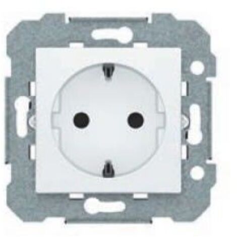 Base de prise 2P + TT blanc BJC Viva 23524