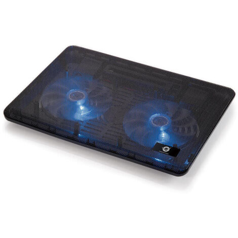 BASE DE REFRIGERACION PARA PORTATILES CONCEPTRONIC 2 VENTILADORES 125MM HASTA 15.6