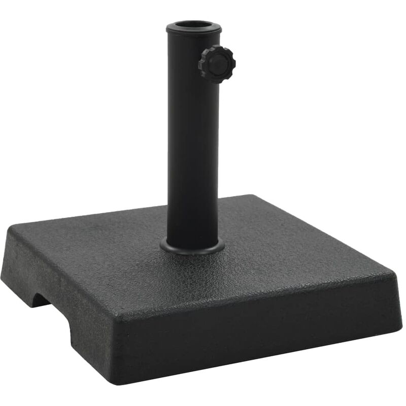 

Base de sombrilla cuadrada de poliresina negra 8 kg