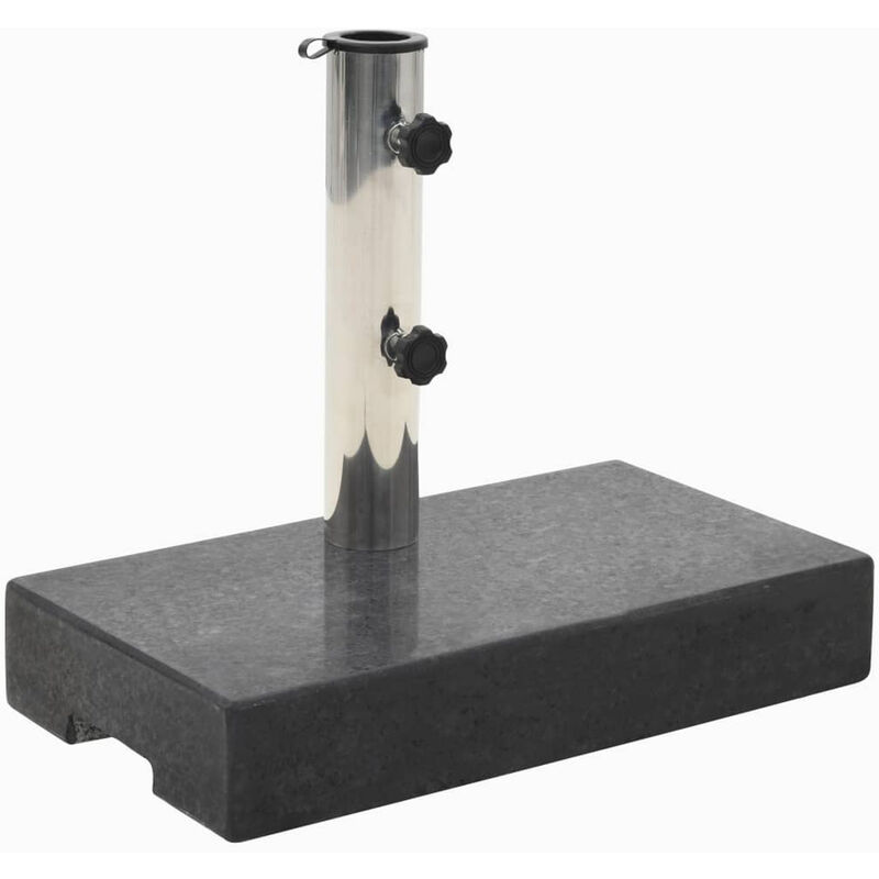 

Base de sombrilla de granito rectangular negro 25 kg