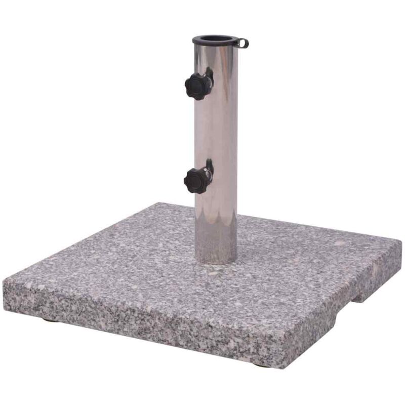 

Vidaxl - Pie de parasol de granito, cuadrado 20 Kg - Multicolor