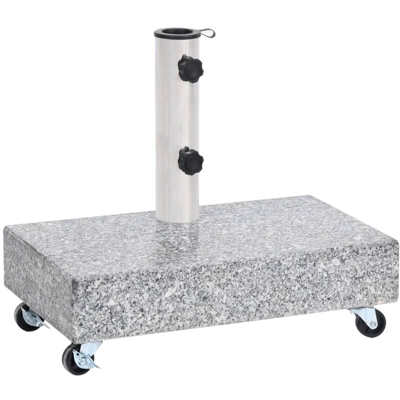 

Base de sombrilla granito gris claro 45x25x8,3 cm